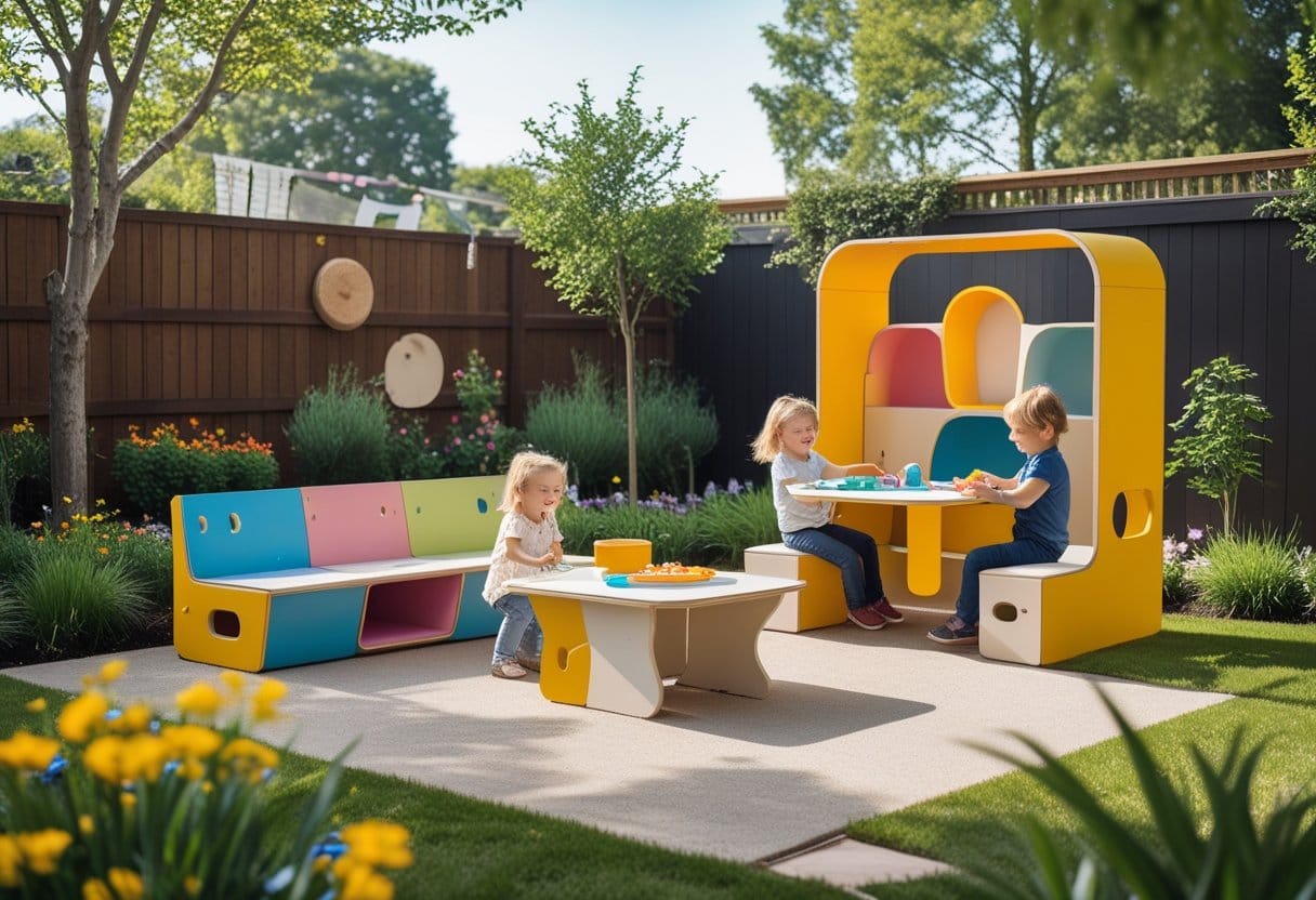 Sådan skaber du den perfekte legeplads i haven med multifunktionelle møbler